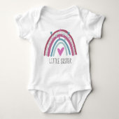 Little Sister Rainbow-matching Romper (Voorkant)