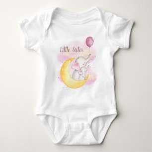 Little Sister Shirt Elephant Sisters