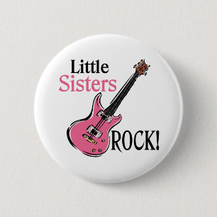 Little Sisters Rock Ronde Button 5,7 Cm