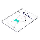 Little Sitting Westie Notitieboek (Linkerzijde)