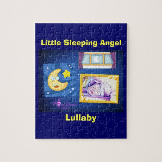 Little Sleeping Angel Photo Puzzle with Gift Box Legpuzzel (Verticaal)