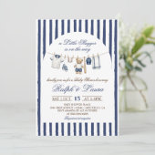 Little Slugger Baby Shower Kaart (Staand voorkant)