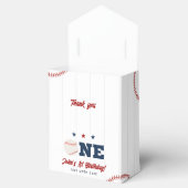 Little Slugger Baseball 1st Birthday Bedankdoosjes (Geopend)