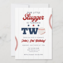 Little Slugger Baseball 2nd Birthday