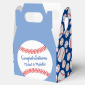 Little Slugger Baseball Baby shower Bedankdoosjes (Geopend)