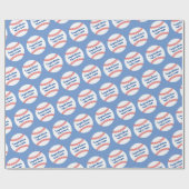 Little Slugger Baseball Baby shower Cadeaupapier (Vlak)