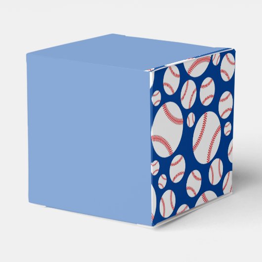 Little Slugger Baseball Baby shower Favor Box Bedankdoosjes (Achterkant)