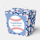Little Slugger Baseball Baby shower Favor Box Bedankdoosjes (Achterkant)