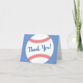 Little Slugger Baseball Baby shower - Hartelijk da Bedankkaart (Voorkant)