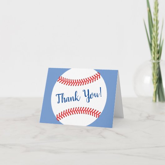 Little Slugger Baseball Baby shower - Hartelijk da Bedankkaart (Voorkant)