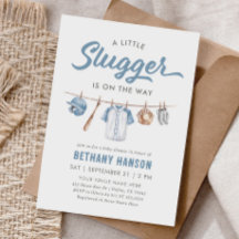 Little Slugger Baseball Baby shower
