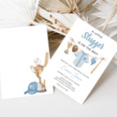 Little Slugger Baseball Baby shower Kaart