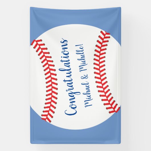 Little Slugger Baseball Baby shower Spandoek (Verticaal)