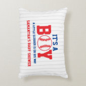 Little Slugger Baseball Boy Baby Shower Accent Kussen (Voorkant(Verticaal))