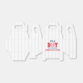 Little Slugger Baseball Boy Baby shower Bedankdoosjes (Uitgevouwen)