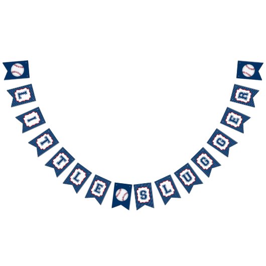 Little Slugger Baseball Party Bunting Flag Vlaggetjes (Alle)
