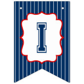 Little Slugger Baseball Party Bunting Flag Vlaggetjes (Derde vlag)