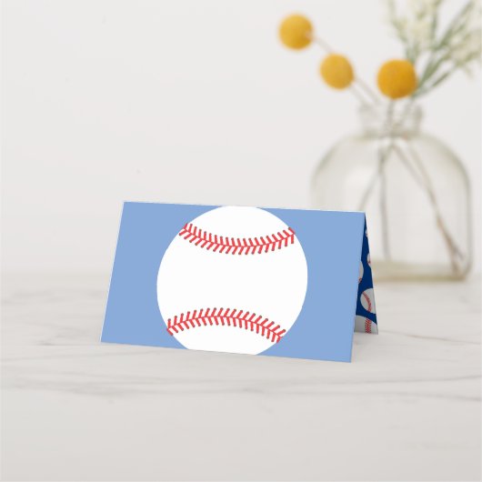 Little Slugger Baseball Sports Baby shower Plaatskaartje (Voorkant)