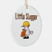 Little Slugger Baseball T-shirts en cadeautjes Keramisch Ornament (Rechts)