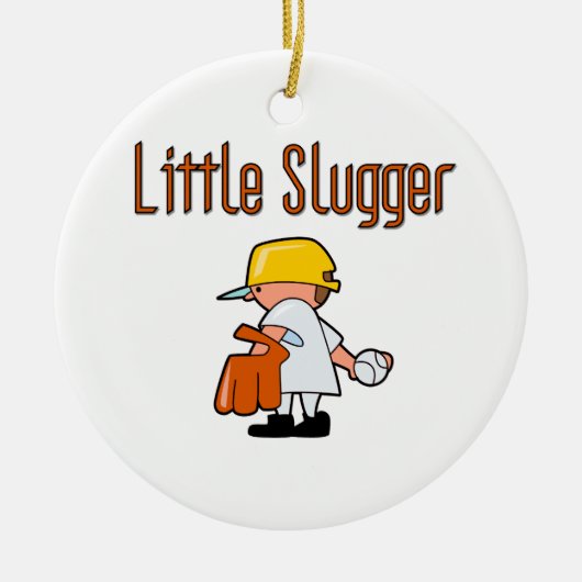 Little Slugger Baseball T-shirts en cadeautjes Keramisch Ornament (Voorkant)