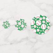 Little Slugger Baseball Verjaardagsfeestje Confetti (Achterkanten)