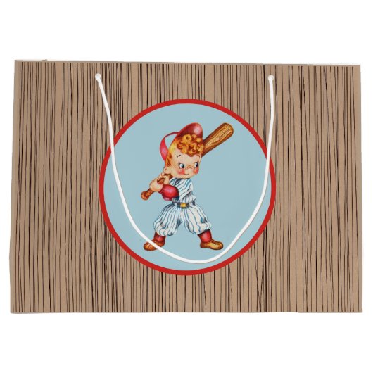 Little Slugger  Gift Bag Groot Cadeauzakje (Achterkant)