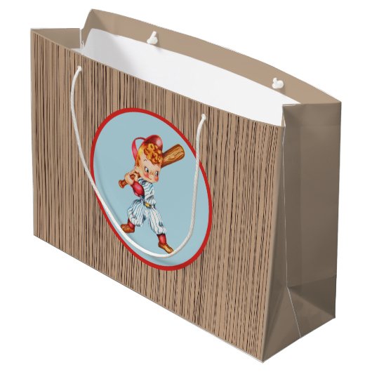 Little Slugger Gift Bag Groot Cadeauzakje (Achterkant Gekanteld)