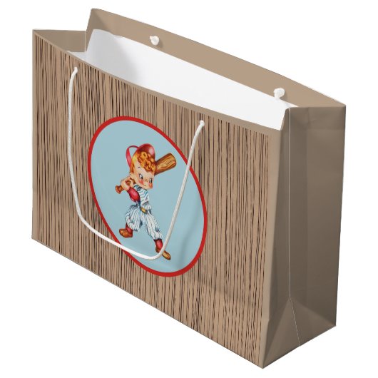 Little Slugger  Gift Bag Groot Cadeauzakje (Voorkant Gekanteld)