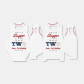 Little Slugger-honkbal 2e verjaardag Bedankdoosjes (Uitgevouwen)