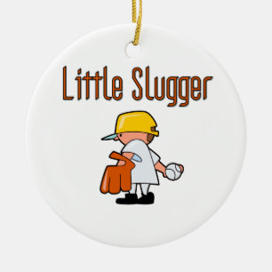 Little Slugger honkbal T-shirts en cadeaus Keramisch Ornament