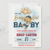 Little Slugger wacht bijna op honkbal Baby shower Kaart (Voorkant)