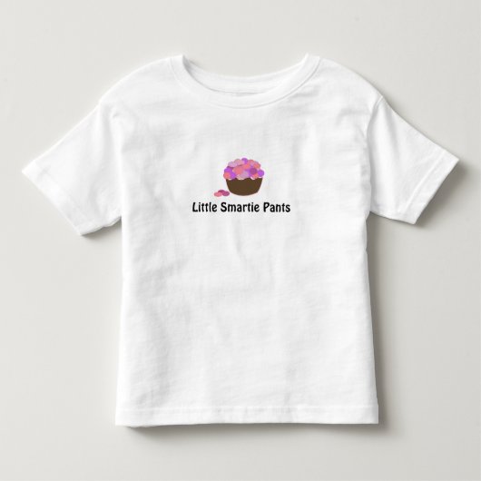 Little Smartie Pants Cupcake Ontwerp Kinder Shirts (Voorkant)