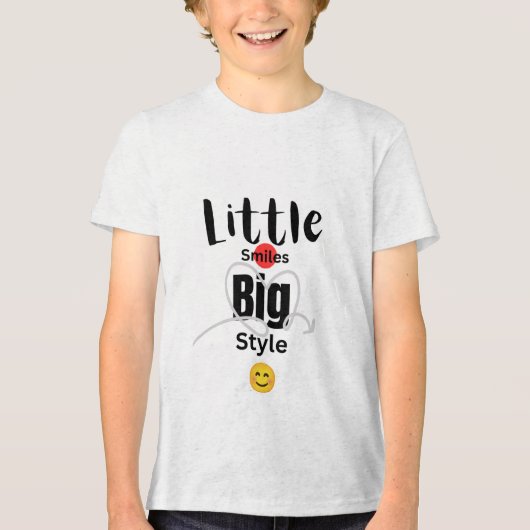 Little Smile Grote Stijl Kinder T-shirt # kinder t (Voorkant)