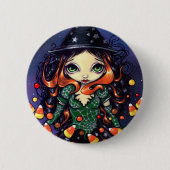 "Little Snoep Witch" Button (Voorkant)