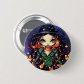 "Little Snoep Witch" Button (Voorkant /achterkant)
