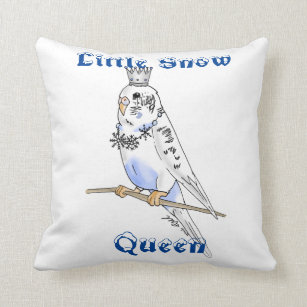 Little Snow Queen Budgie Pillow Kussen