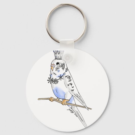 Little Snow Queen Budgie Sleutelhanger (Voorkant)