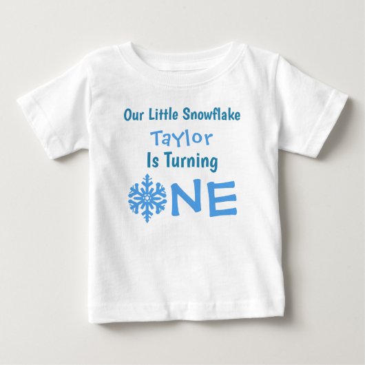 Little Snowflake 1st Birthday (Voorkant)
