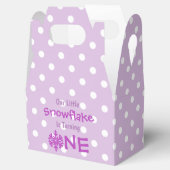 Little Snowflake 1st Birthday Bedankdoosjes (Geopend)