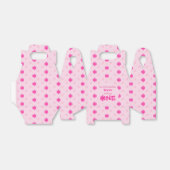 Little Snowflake 1st Birthday Bedankdoosjes (Uitgevouwen)