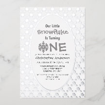 Little Snowflake 1st Birthday