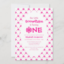 Little Snowflake 1st Birthday