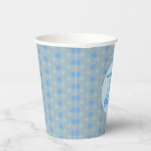 Little Snowflake 1st Birthday Papieren Bekers (Rechts)