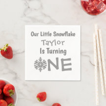 Little Snowflake 1st Birthday