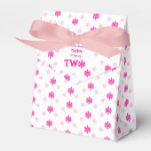 Little Snowflake 2e verjaardag Bedankdoosjes (Voorkant Zijde)