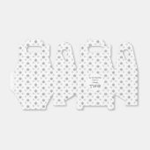 Little Snowflake 2e verjaardag Bedankdoosjes (Uitgevouwen)