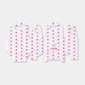 Little Snowflake 2e verjaardag Bedankdoosjes (Uitgevouwen)