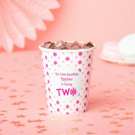 Little Snowflake 2e verjaardag Papieren Bekers