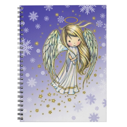 Little Snowflake Angel Girls Notitieboek (Voorkant)
