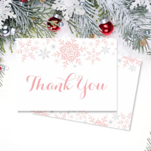 Little Snowflake Baby shower Bedankt